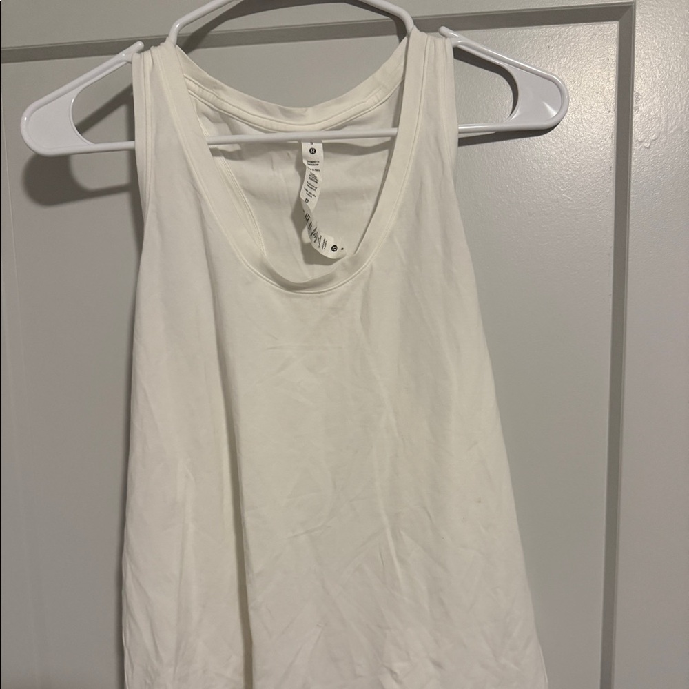 White Lululemon tank top